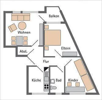 Апартаменты Collignon Остзебад Бинц